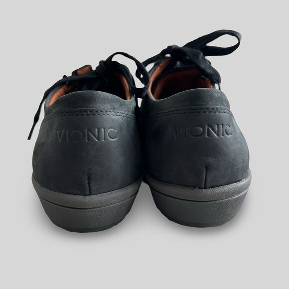 Vionic Abigail Black Nubuck Sneakers - Picture 5 of 9